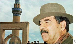 File photo of Saddam Hussein
