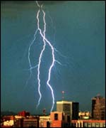 Lightning strike