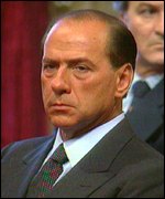 Italian PM Silvio Berlusconi