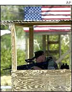 Watchtower at Guantanamo Bay