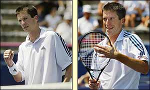 Henman's reward is a third round clash with Wimbledon finalist David Nalbandian 