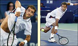 Sampras, seeded 13th, is struggling to regain his form before the US Open
