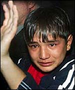 A boy who escaped Woomera and asked for asylum in Britain