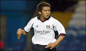 Fulham midfielder Junichi Inamoto