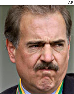 Former Colombian president Andres Pastrana