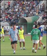 Jo Bonfrere handling a training session at Ahly 