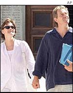 Cherie and Tony Blair