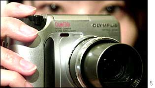 Woman taking picture