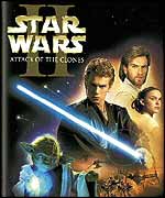 Star Wars Attack Of The Clones DVD sleeve