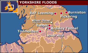 Some of the areas hit by the latest floods