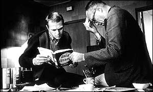 Steve McQueen and John Sturgess, director of The Great Escape