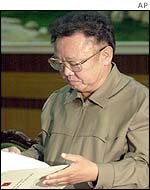 North Korea's leader Kim Jong-il