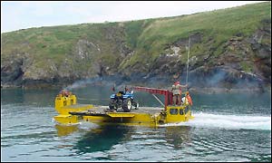 M2 vehicle with tractor on board