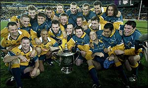 Australia retain the Bledisloe Cup after victory New Zealand 
