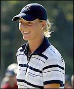 Vikki Laing earned Britain and Ireland's second point