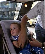 Child seat belt