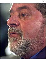 Brazilian Presidential candidate Luiz Inacio Lula da Silva
