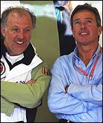 BAR boss David Richards and his predecessor Craig Pollock