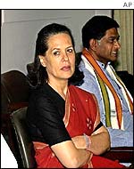 Congress leader Sonia Gandhi