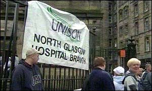 Hospital picket