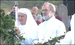Dr Rowan Williams (right)