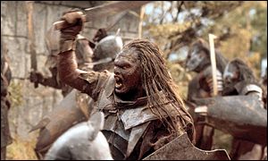 Battle scene from Lord of the Rings