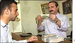 Iraqi money changer