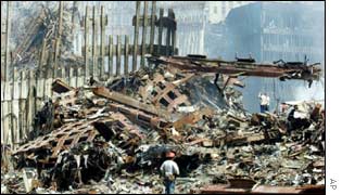 The World Trade Center site 10 days after the attack