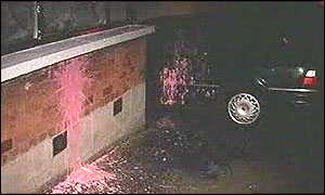 North Belfast home after paint attack