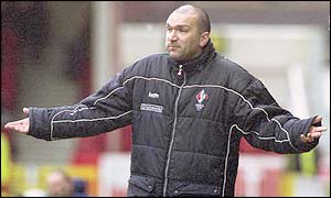 Swindon player-coach Neil Ruddock