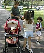 Gladys Kalli and grandchildren