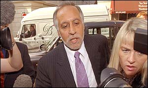 Gurbux Singh arriving at court