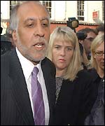 Gurbux Singh arrives at court in London