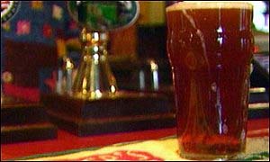 Beers in a pub