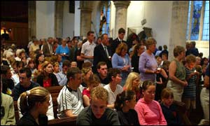 St Andrew's Church in the town of Soham, Cambridgeshire