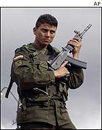 Colombian soldier