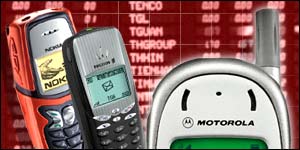 Mobile phone graphic