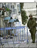 Israeli soldier ion Bethlehem