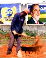 Election contenders in Brazil