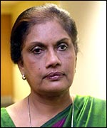 Sri Lankan President Chanrika Kumaratunga