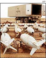 Iraqi chemical bombs