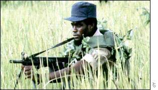 Unita rebel in Angola