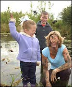 Children with Sarah Robinson