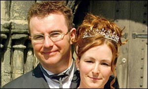 Michael Snowdon and bride Joanne