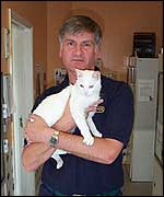 David Driver with Peppermint