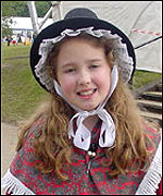Singer in national costume