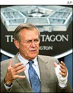 US Defence Secretary Donald Rumsfeld