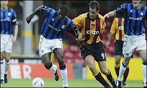 Bradford continued their pre-season preparations against Middlesbrough 