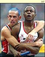Britain's Matt Elias and Daniel Caines