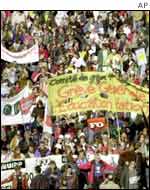 Teachers protest in 2000